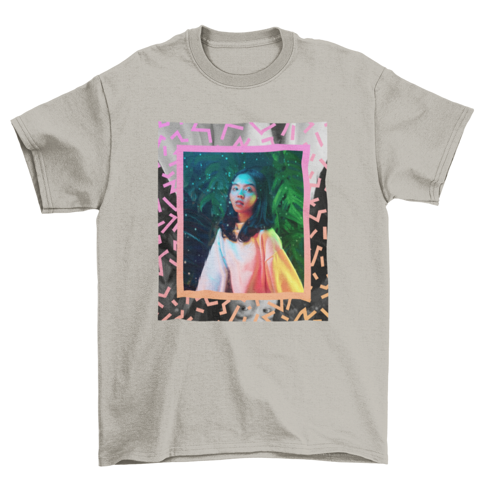A stylish Frame T-shirt design featuring a beautiful artistic frame graphic on a soft fabric.