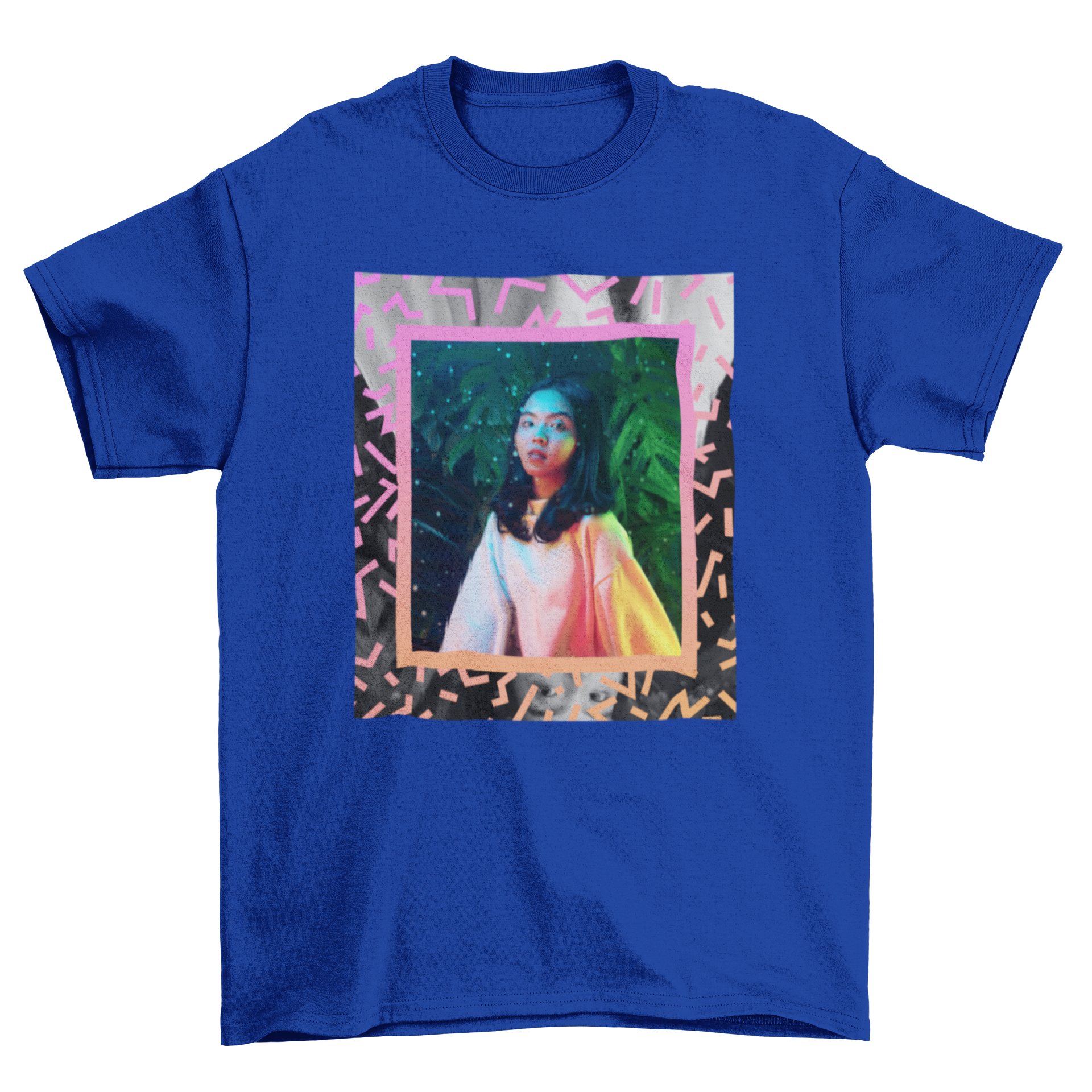 A stylish Frame T-shirt design featuring a beautiful artistic frame graphic on a soft fabric.