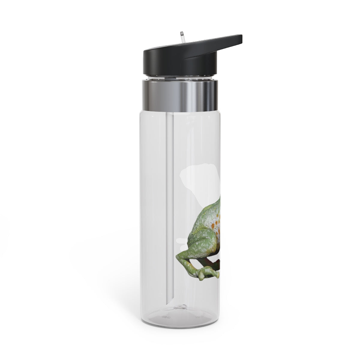 Frog Kensington Tritan™ Sport Bottle in vibrant colors with a carabiner hook, showcasing its durable design and spill-resistant lid.
