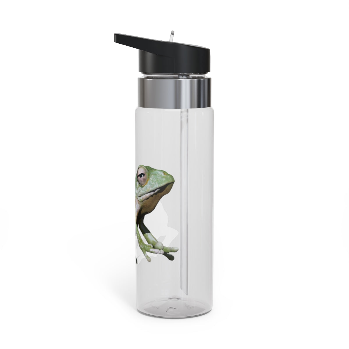 Frog Kensington Tritan™ Sport Bottle in vibrant colors with a carabiner hook, showcasing its durable design and spill-resistant lid.
