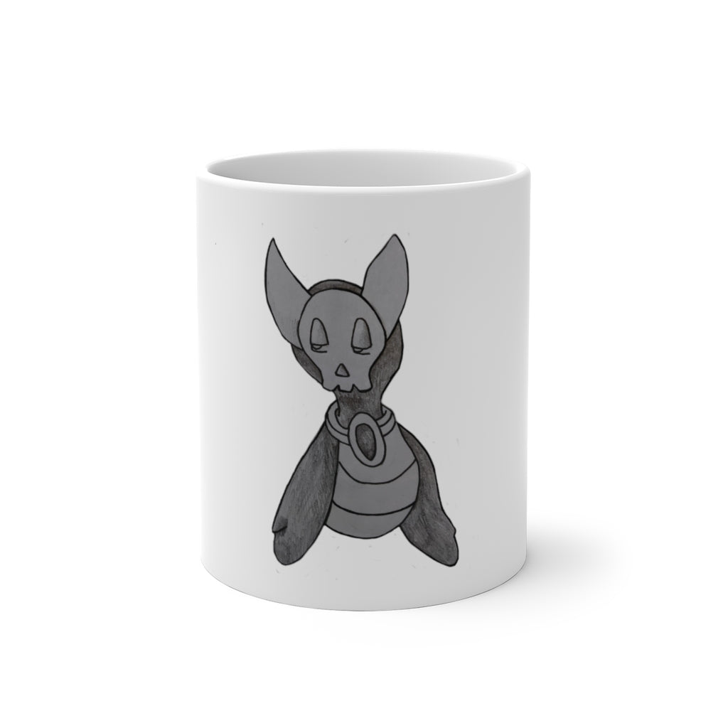 Ghoul Color Changing Mug showcasing its unique design and color-changing feature when filled with a hot beverage.