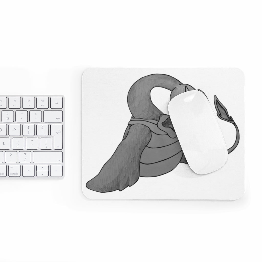 Ghoulaba Mouse Pad featuring a vibrant design, made of durable neoprene with a non-slip base, perfect for enhancing any desk.