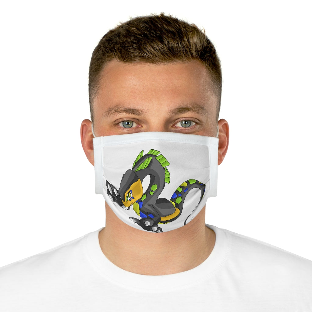 Glisstron Cotton Face Mask featuring colorful motifs and adjustable earloops, made from 100% cotton for comfort and style.