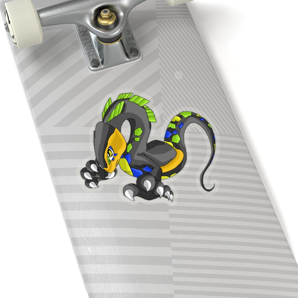 Glisstron Kiss-Cut Stickers showcasing various custom shapes and sizes on a white background.