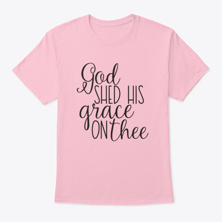 Inspirational background featuring the quote 'God Shed His Grace On Thee' with a serene design, perfect for uplifting decor.