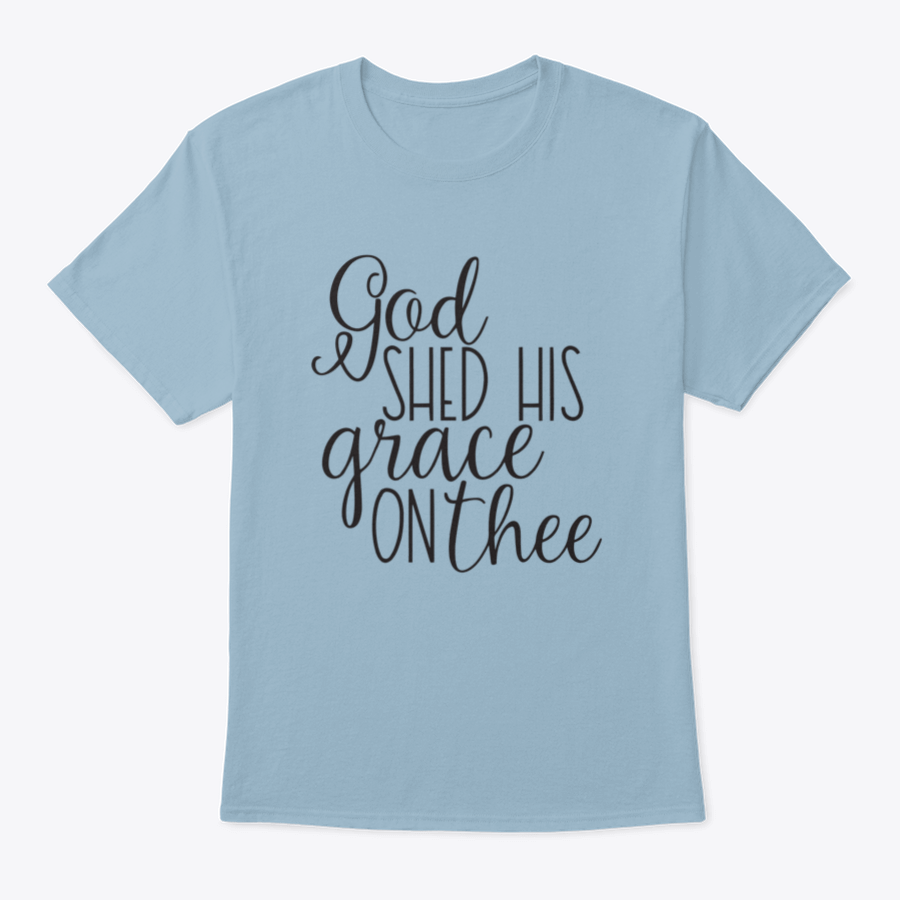 Inspirational background featuring the quote 'God Shed His Grace On Thee' with a serene design, perfect for uplifting decor.