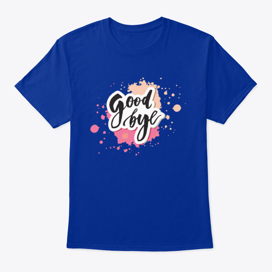 A watercolor vector design featuring the phrase 'Goodbye' in elegant calligraphy, showcasing vibrant colors and artistic flair.