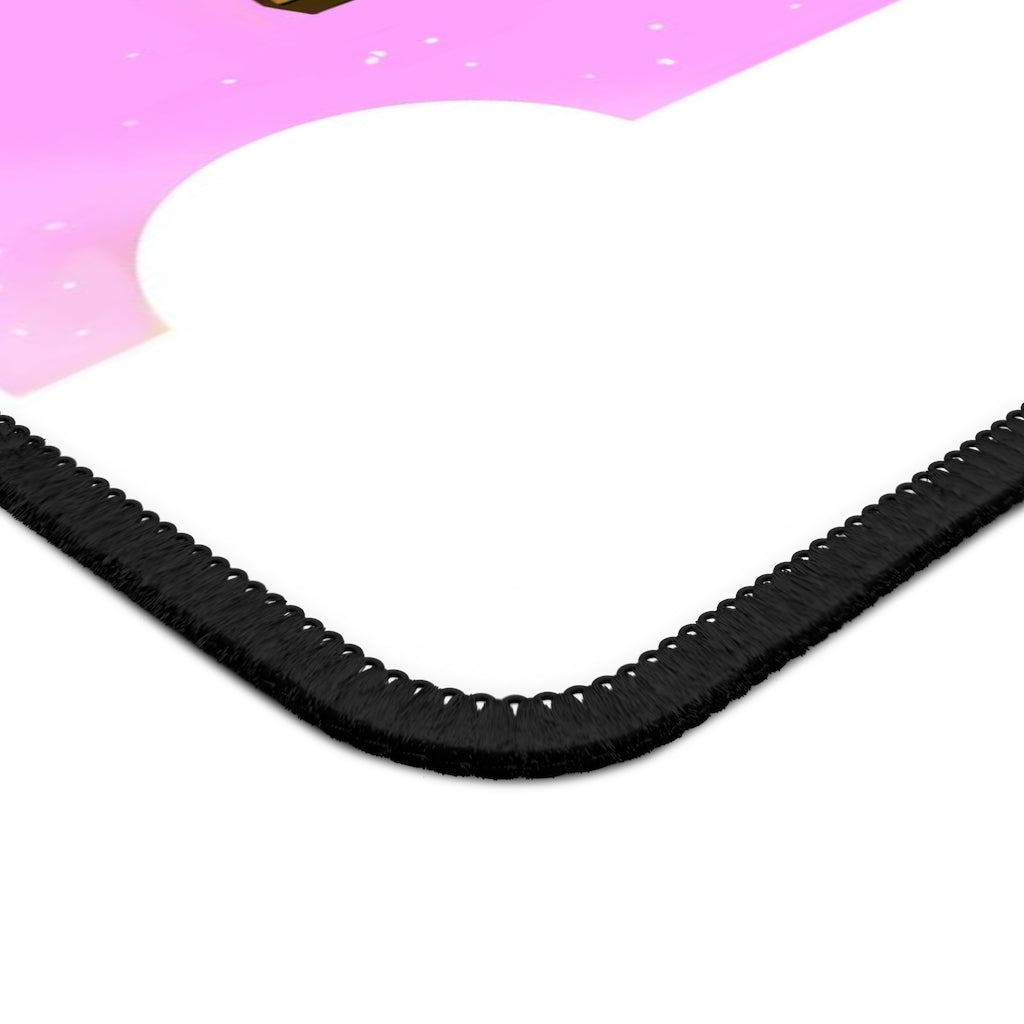 Gold Sword Gaming Mouse Pad featuring vibrant designs and stitched edges for durability.