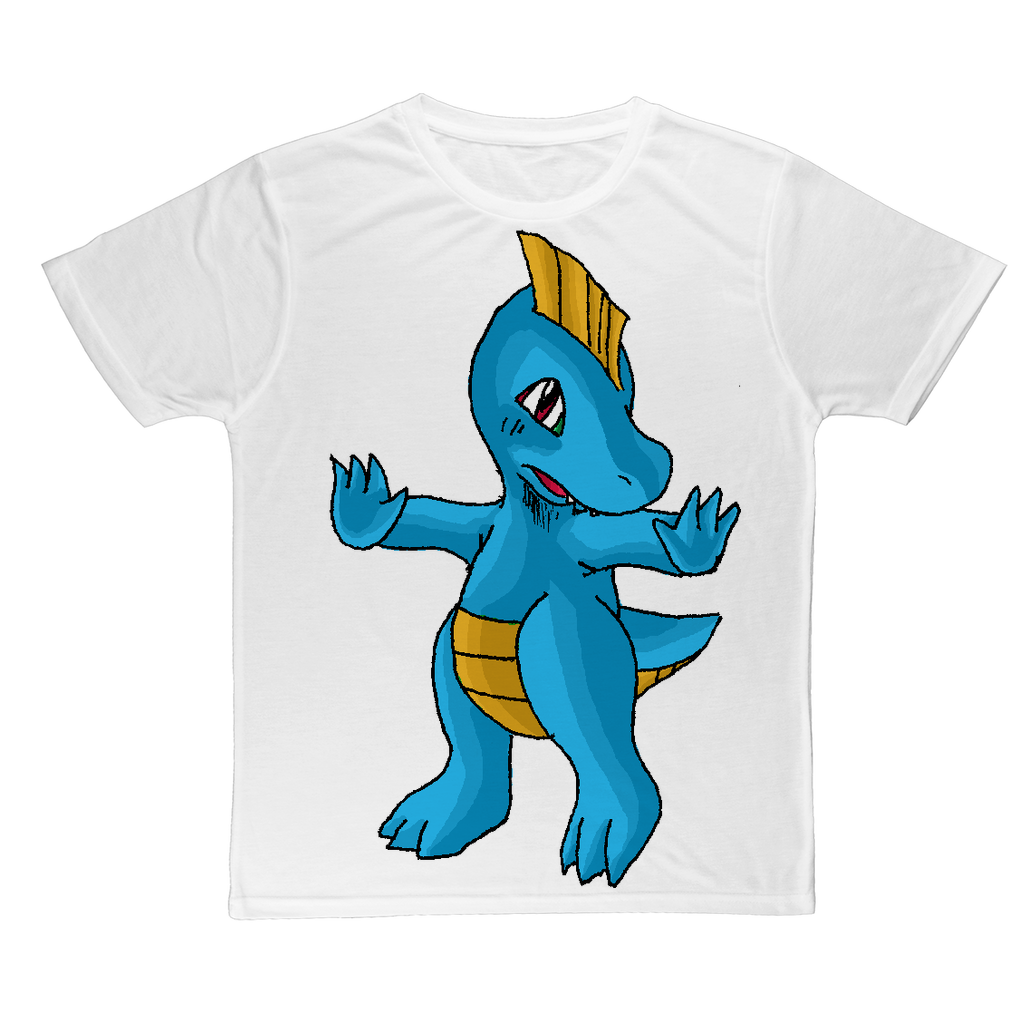 Goldi Classic Sublimation Adult T-Shirt in various colors, showcasing its soft polyester fabric and ideal for custom printing.