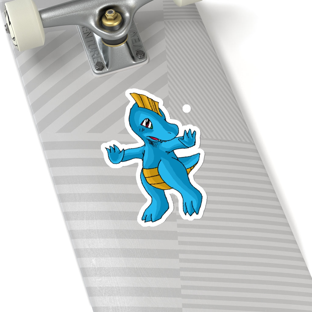 Goldi Kiss-Cut Stickers showcasing various custom shapes and sizes on a white background.