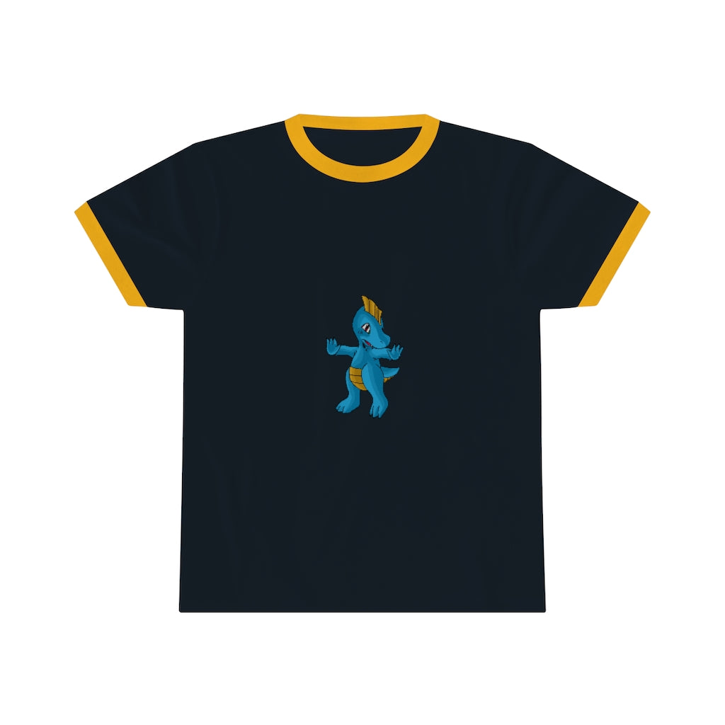 Goldi Unisex Ringer Tee in various colors, showcasing its lightweight fabric and stylish design.