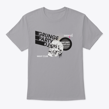 Grunge print background featuring a skull design, ideal for party themes and creative print ideas.