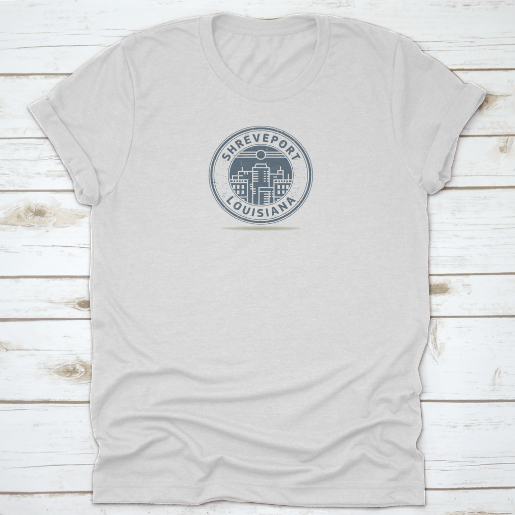 Grunge rubber stamp with text 'Shreveport, Louisiana' on a white background, showcasing its unique design.