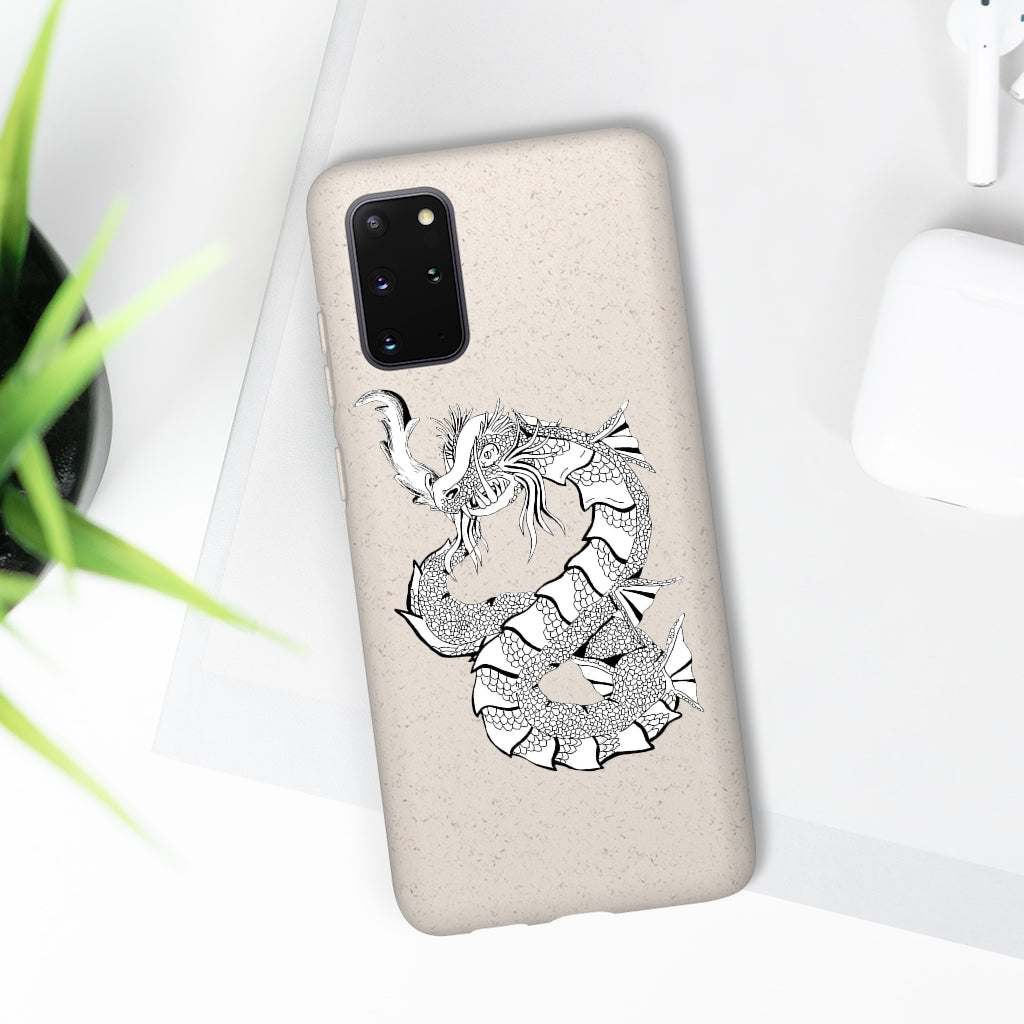 Gydraxis Biodegradable Phone Case made from PLA plant polymer and bamboo binder, showcasing its eco-friendly design and slim profile.