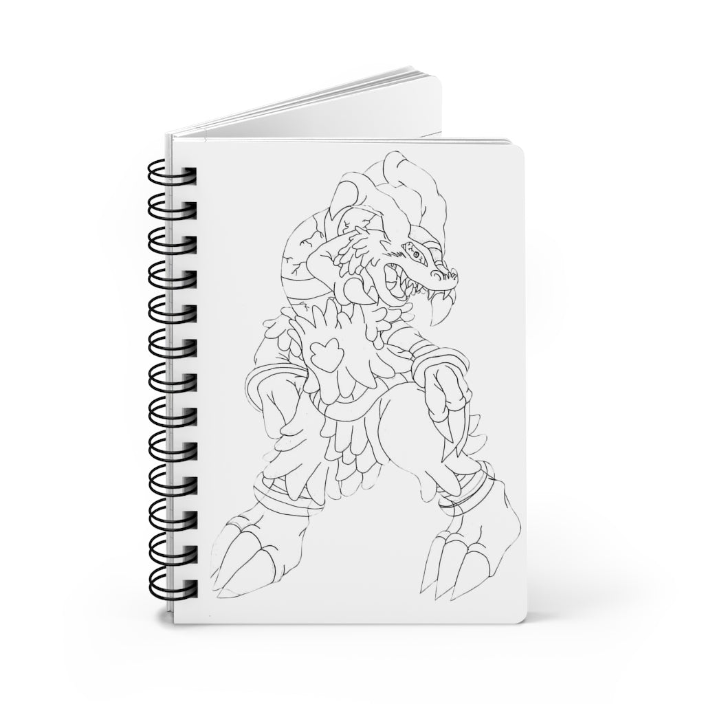 Gydro Spiral Bound Journal with glossy laminated cover and lined pages, perfect for writing dreams and ideas.