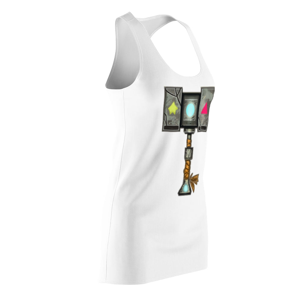 A stylish Hammer Women's Cut & Sew Racerback Dress featuring a feminine design, sporty fit, and lightweight fabric, perfect for casual outings.