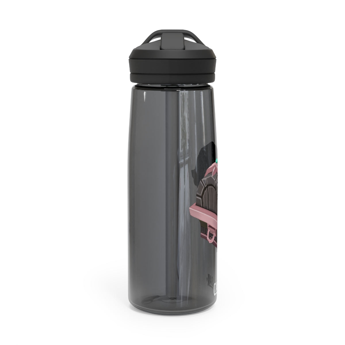 Hand-painted CamelBak Eddy® water bottle in 20oz and 25oz sizes, showcasing vibrant colors and a stylish design.