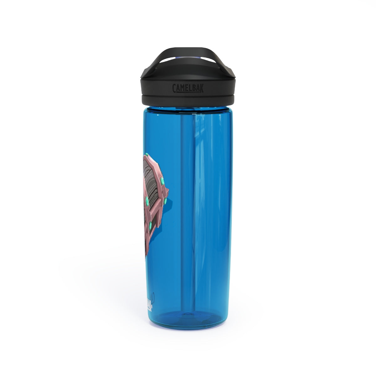 Hand-painted CamelBak Eddy® water bottle in 20oz and 25oz sizes, showcasing vibrant colors and a stylish design.