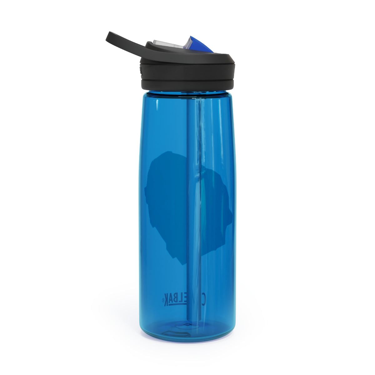 Hand-painted CamelBak Eddy® water bottle in 20oz and 25oz sizes, showcasing vibrant colors and a stylish design.