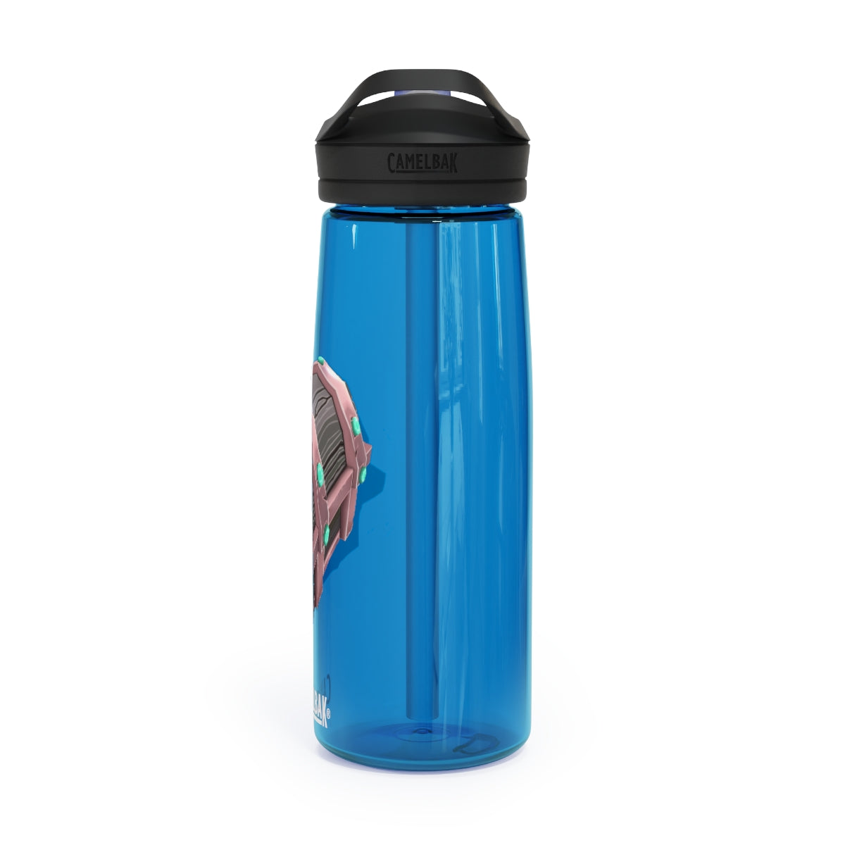Hand-painted CamelBak Eddy® water bottle in 20oz and 25oz sizes, showcasing vibrant colors and a stylish design.