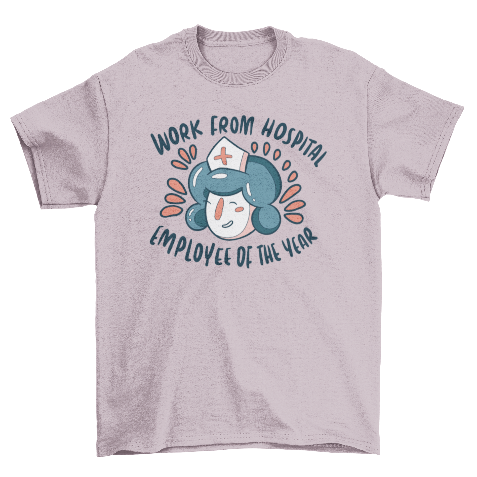 Happy Nurse New Years t-shirt featuring a cheerful nurse and a humorous quote.