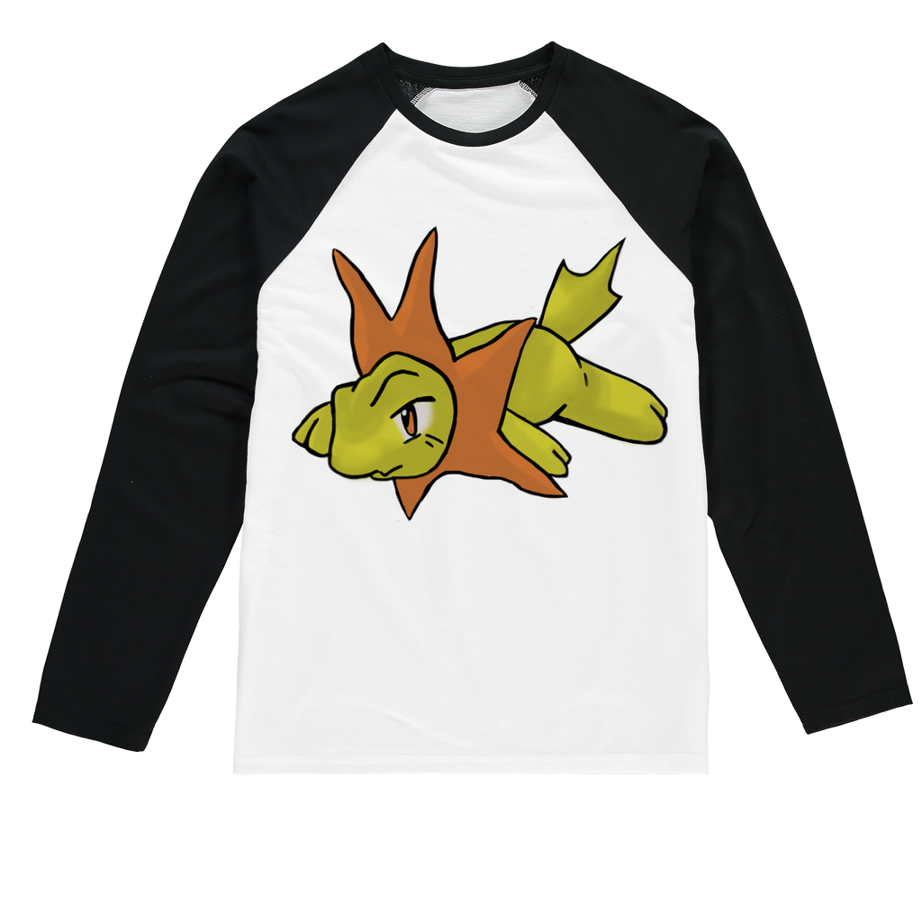 Hedghum Sublimation Baseball Long Sleeve T-Shirt featuring a crew neck, long sleeves, and a stylish fit, ideal for custom printing.