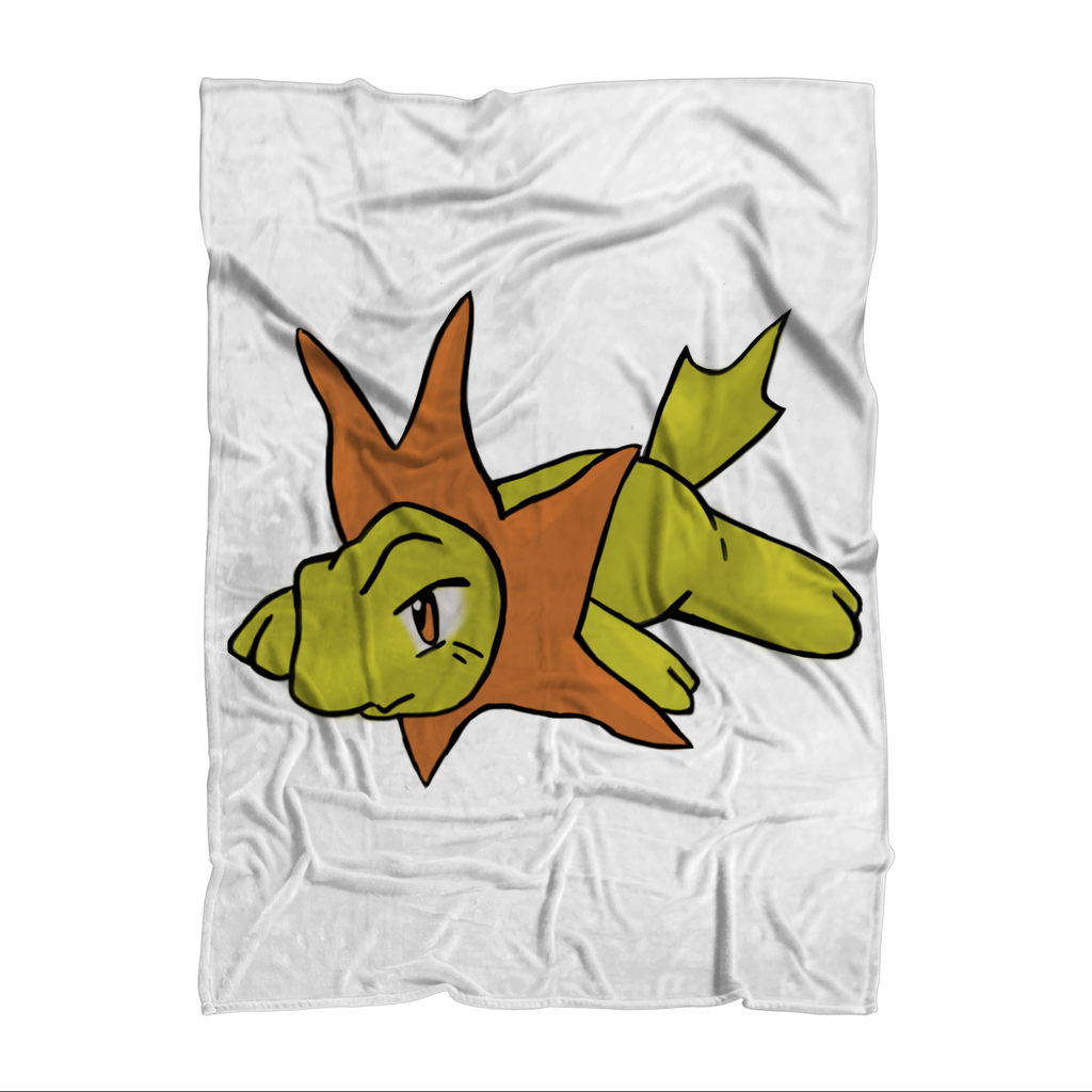 Hedghum Sublimation Throw Blanket made from 100% polyester polar fleece, featuring a cozy design with a white back.