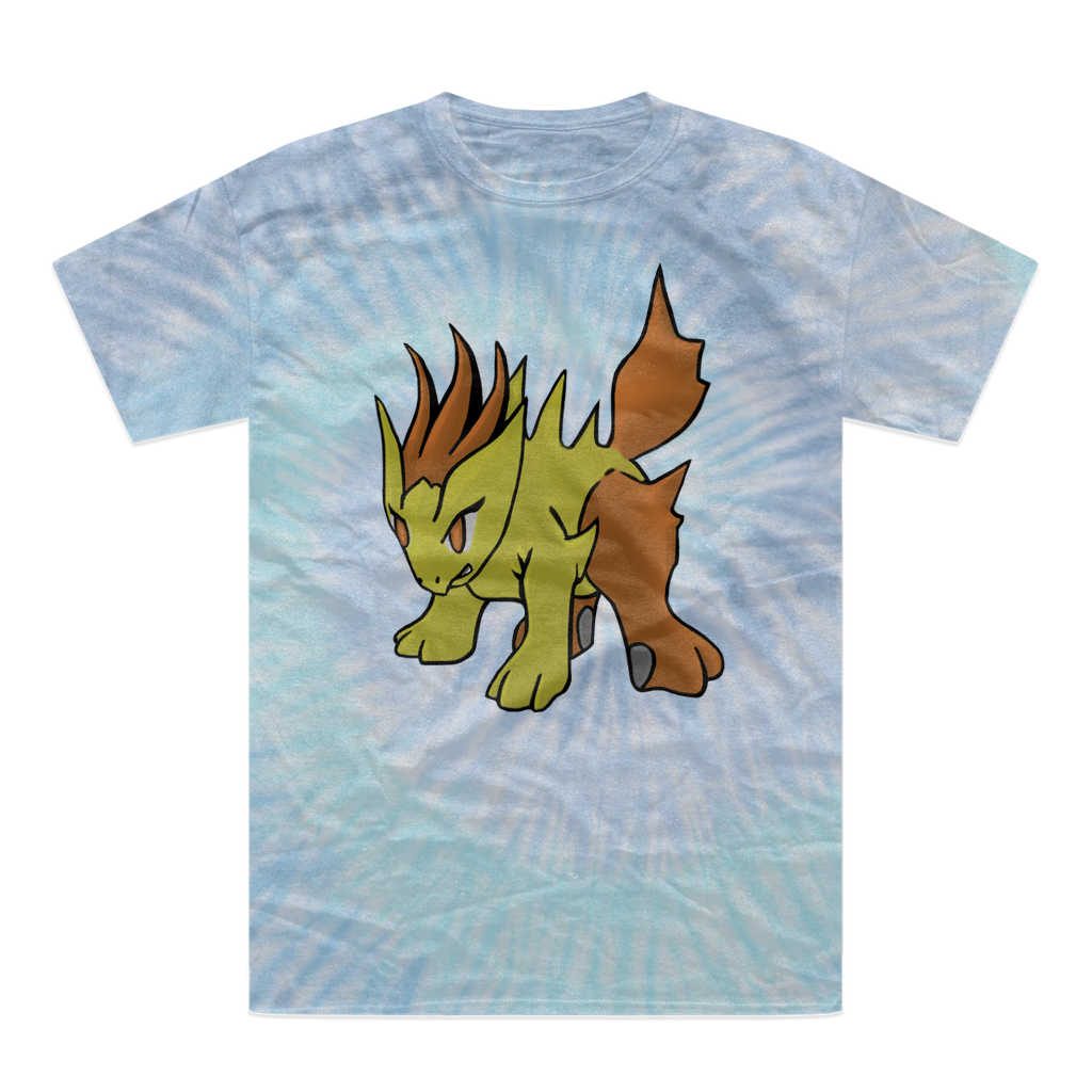 Hedgpoint Tie-Dye T-Shirt featuring vibrant colors and unique patterns, made from 100% heavyweight cotton with double-needle stitching.