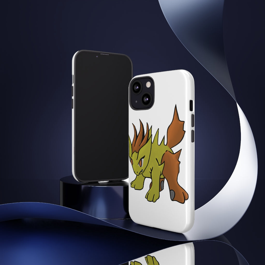 Hedgpoint Tough Case showcasing a vibrant design with impact-resistant polycarbonate shell and TPU liner for enhanced protection.