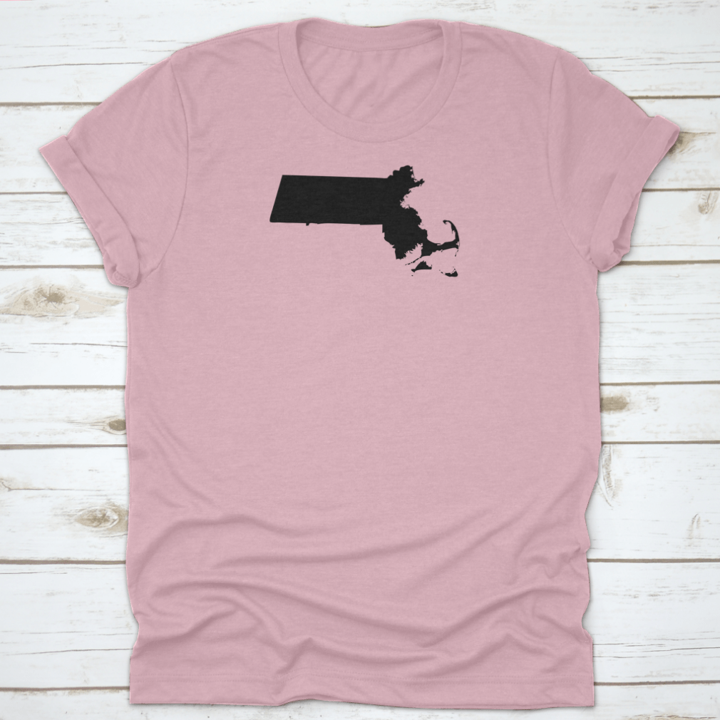 High detailed vector map of Massachusetts showcasing cities, towns, and geographical features.