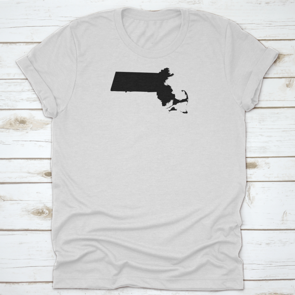 High detailed vector map of Massachusetts showcasing cities, towns, and geographical features.