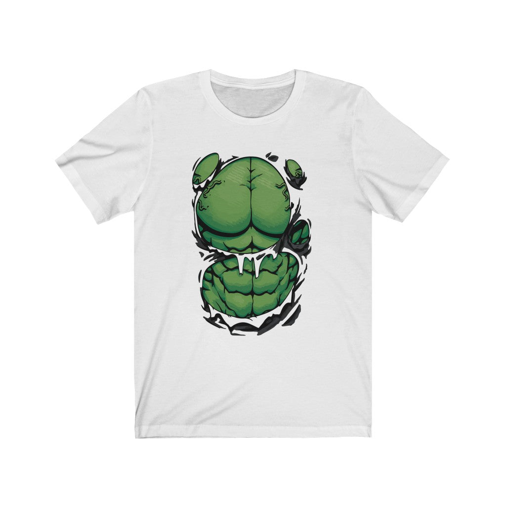 Hulk Body Popculture Graphic T-Shirt featuring vibrant Hulk design on soft cotton fabric, perfect for fans of all ages.