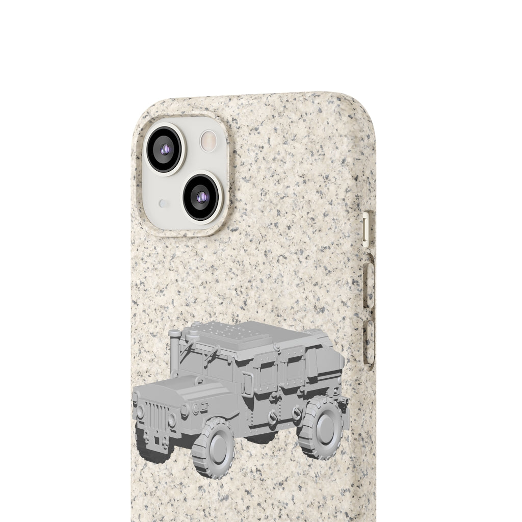 Hummer Vehicle Biodegradable Case made from plant-based materials, showcasing its slim design and eco-friendly features.