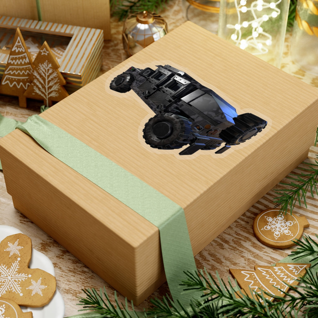 A collection of Hummer Vehicle Kiss-Cut Stickers in various shapes and sizes, showcasing customizable designs on a white background.