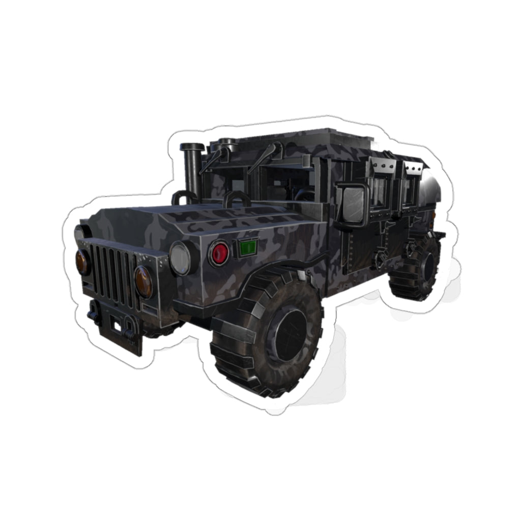 Hummer Vehicle Kiss-Cut Stickers showcasing various shapes and sizes on a white background.