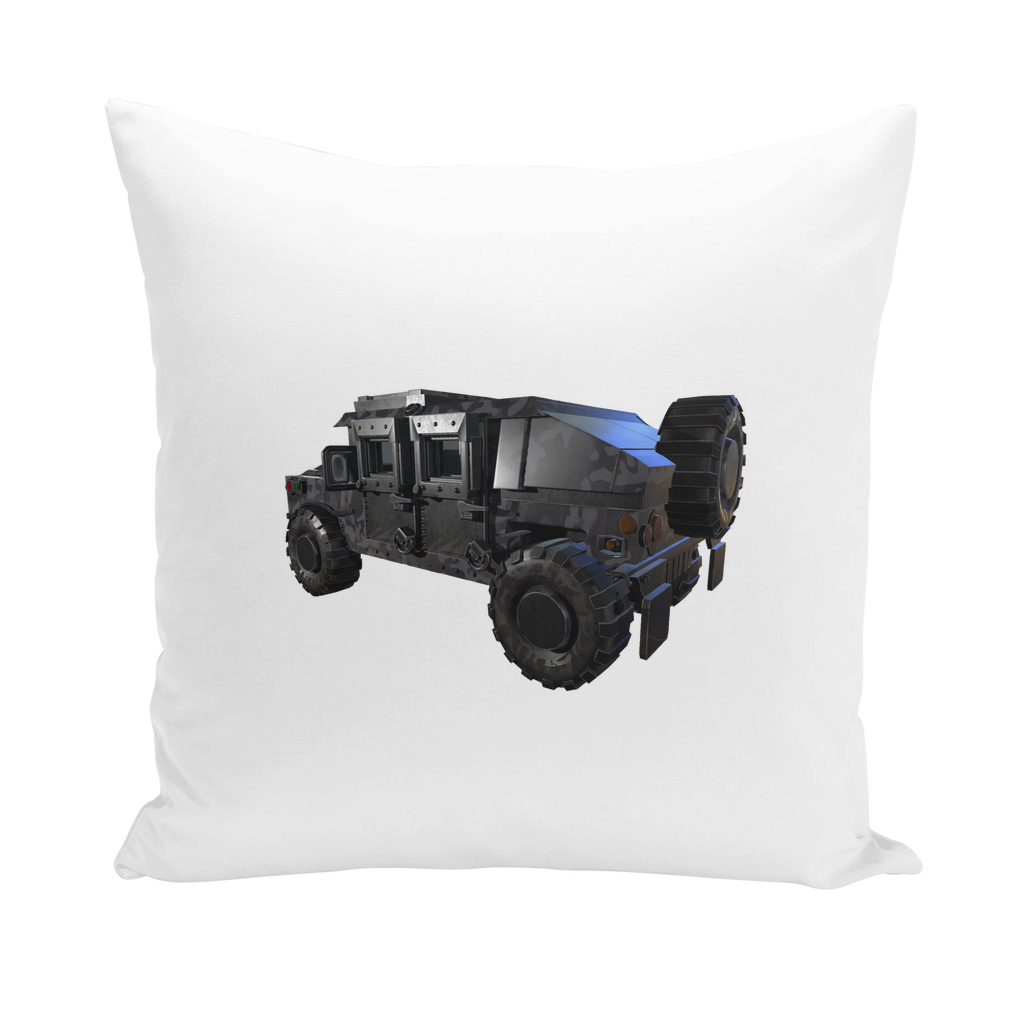 Hummer Vehicle Throw Pillows in various styles and colors, showcasing their unique designs and high-quality fabric.