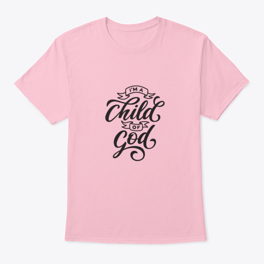 I Am A Child Of God Hand Drawn Design T-shirt featuring a unique faith-inspired graphic on a soft cotton fabric.