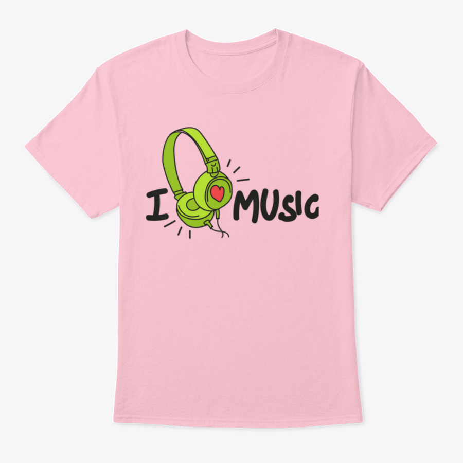 Stylish green earbuds featuring heart designs and vector calligraphy, perfect for music lovers.