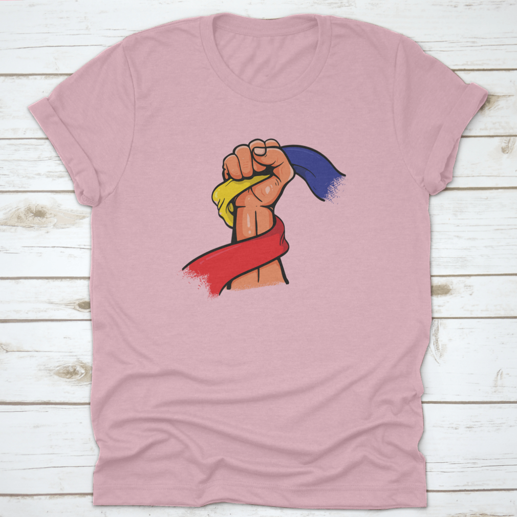 Vector illustration of the Independence Day hand symbol in Moldova, showcasing vibrant colors and intricate details.