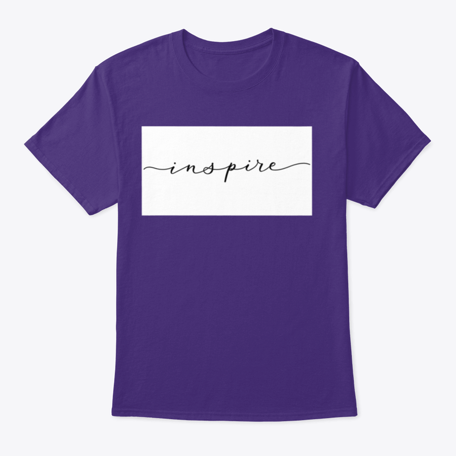 Inspire Inspirational Design T-Shirt made from 100% cotton, featuring a classic fit and midweight fabric, ideal for casual wear.