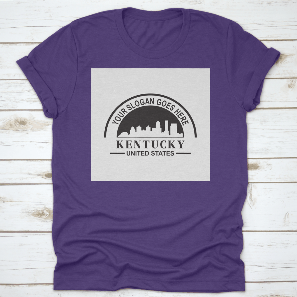 Kentucky Skyline Silhouette Vector Logo showcasing iconic buildings and skyline design.