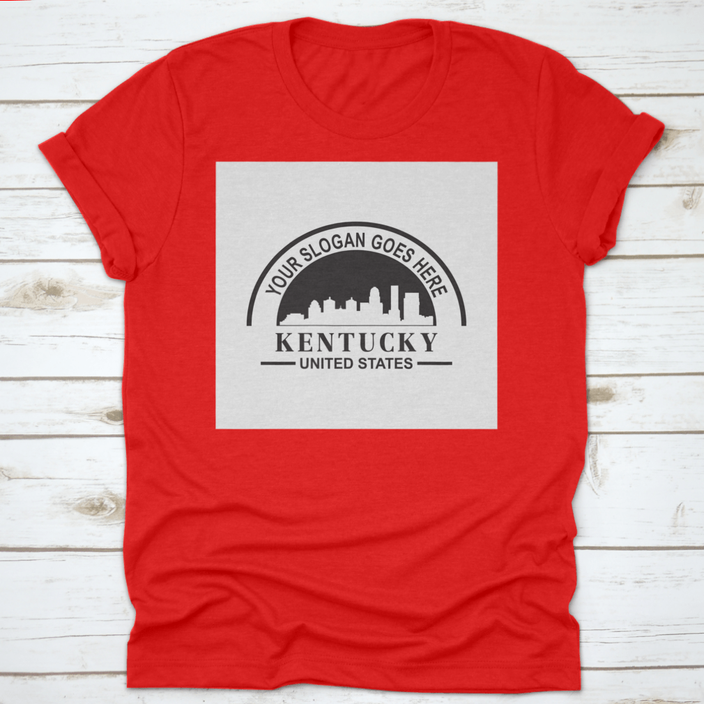 Kentucky Skyline Silhouette Vector Logo showcasing iconic buildings and skyline design.