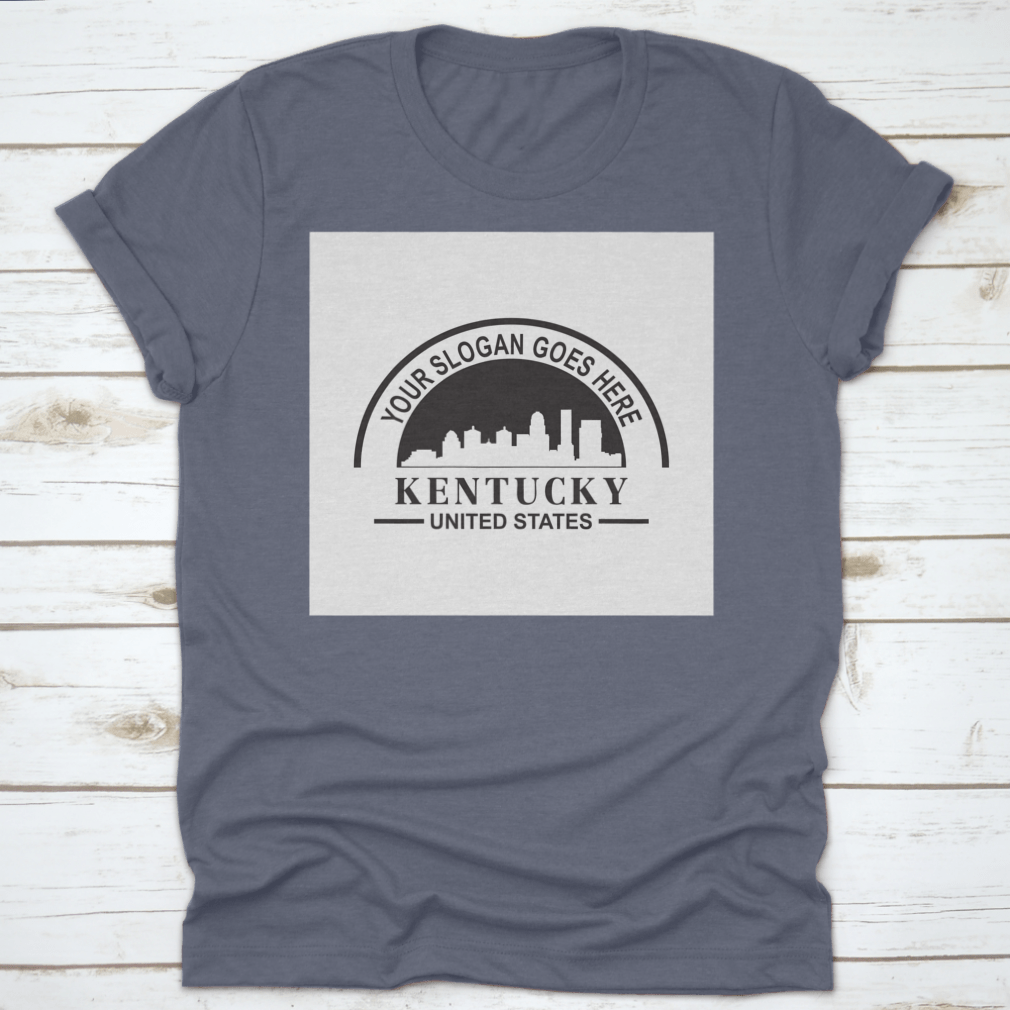 Kentucky Skyline Silhouette Vector Logo showcasing iconic buildings and skyline design.