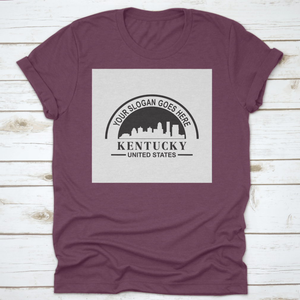 Kentucky Skyline Silhouette Vector Logo showcasing iconic buildings and skyline design.