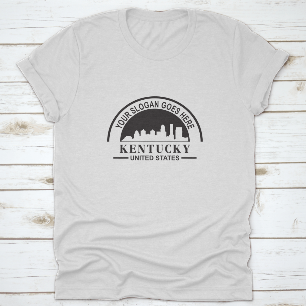 Kentucky Skyline Silhouette Vector Logo showcasing iconic buildings and skyline design.