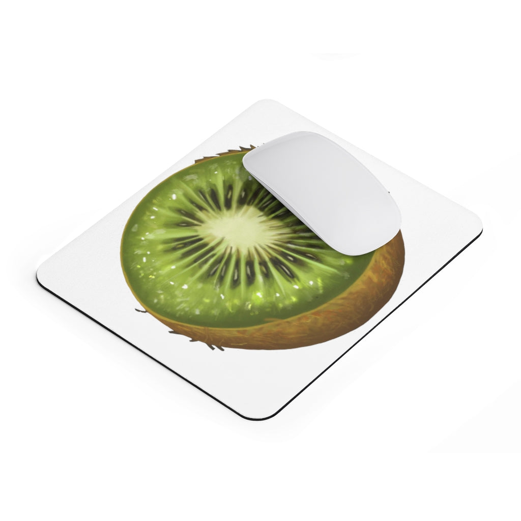 Kiwi Mouse Pad featuring vibrant design and non-slip base, perfect for enhancing workspace aesthetics.