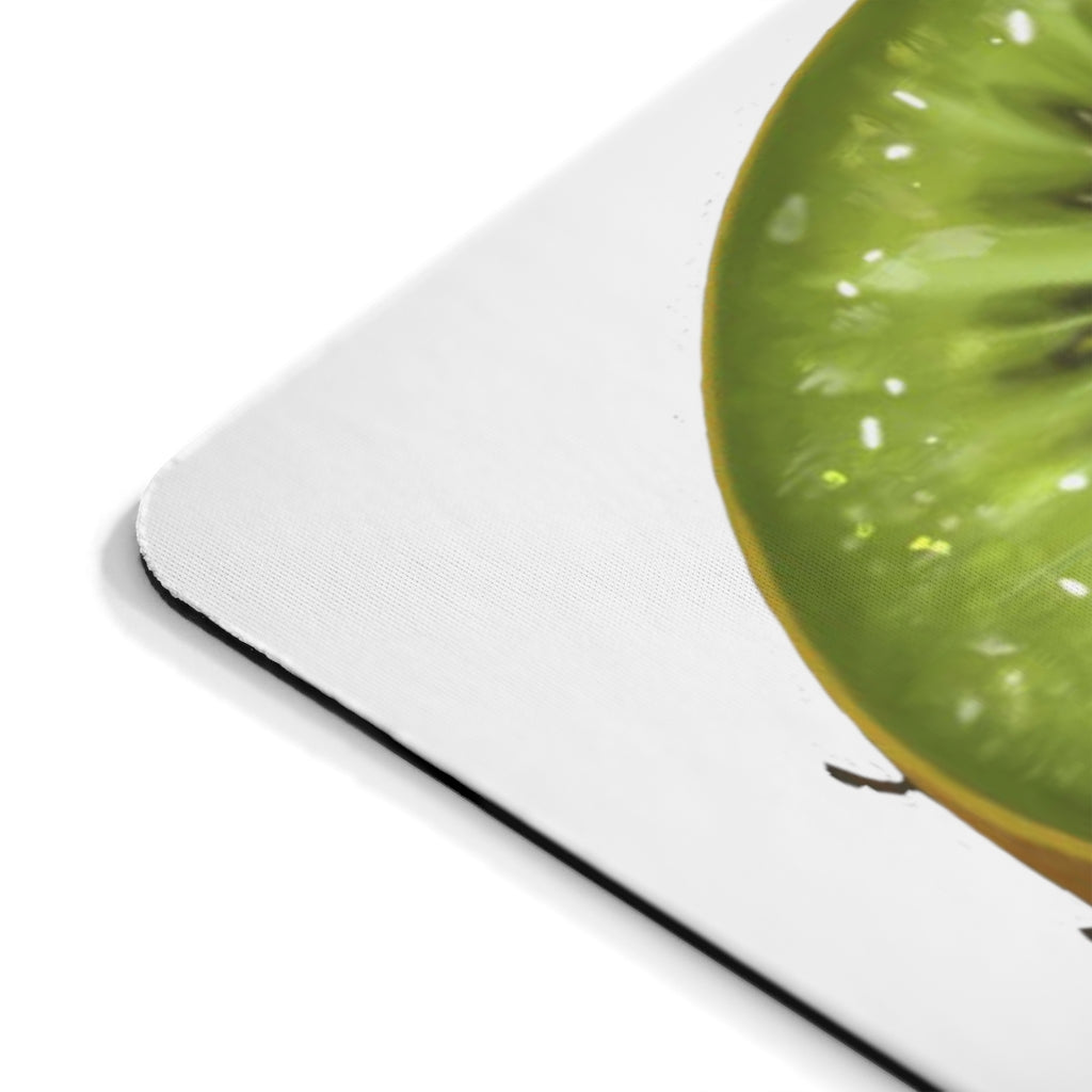 Kiwi Mouse Pad featuring vibrant design and non-slip base, perfect for enhancing workspace aesthetics.