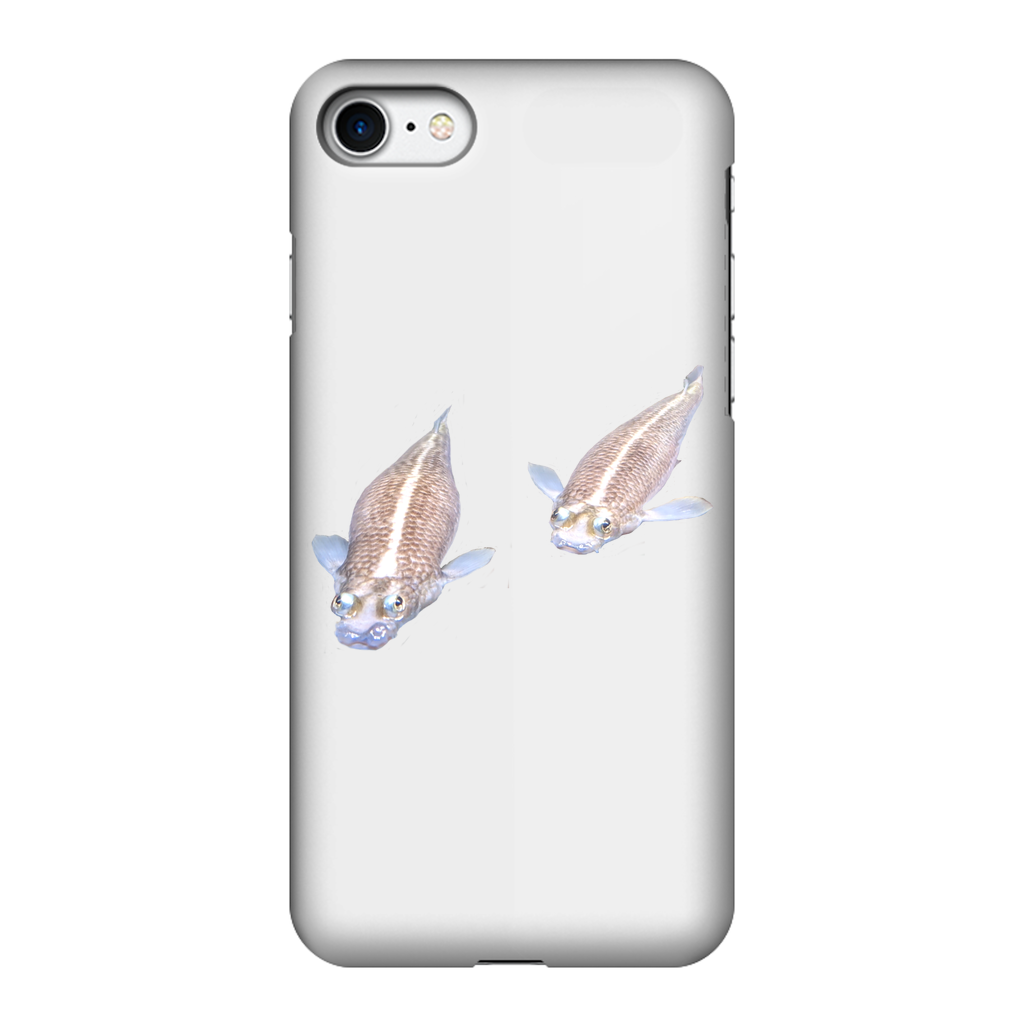 Koi Fish Fully Printed Tough Phone Case showcasing vibrant colors and dual-layer protection design.