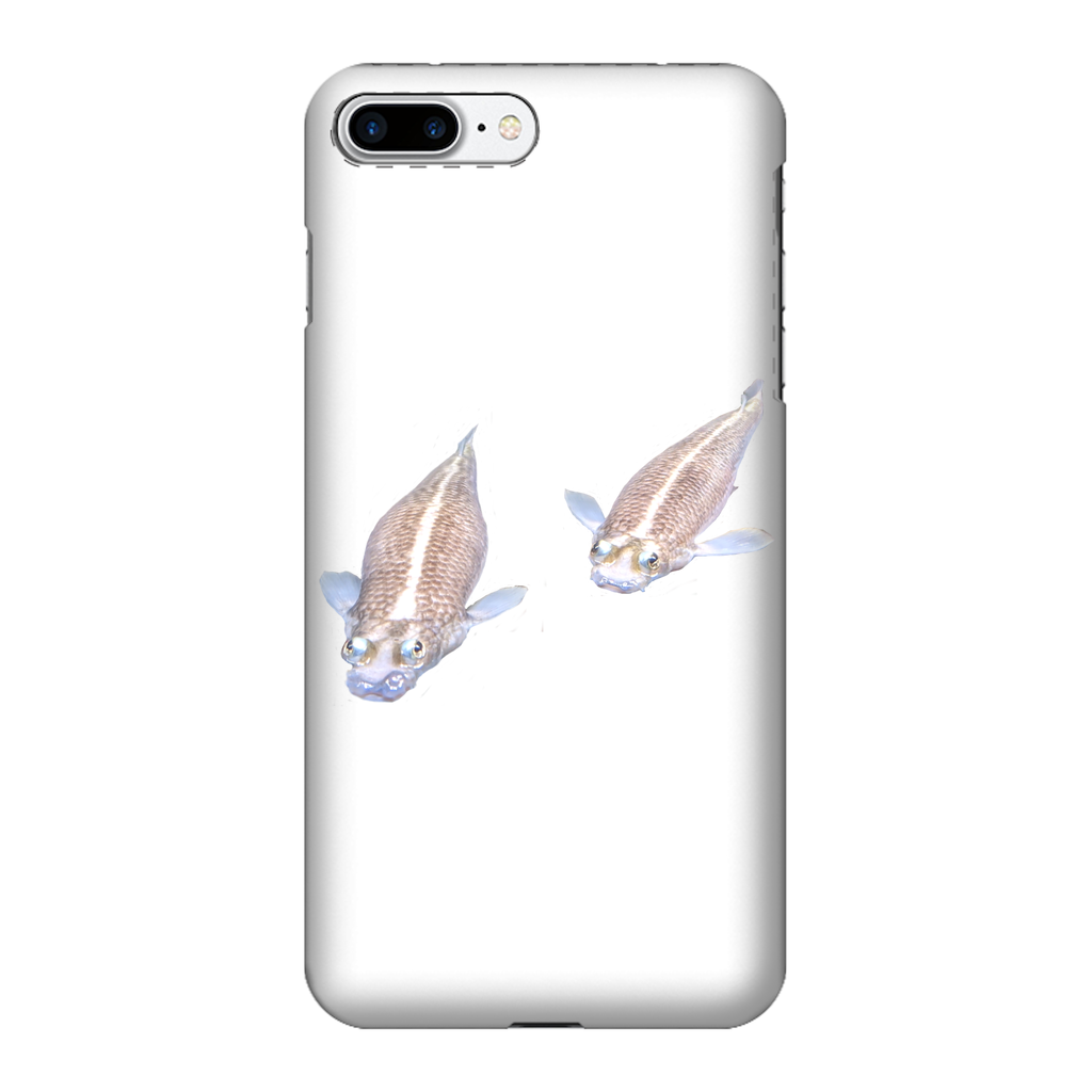 Koi Fish Fully Printed Tough Phone Case showcasing vibrant colors and dual-layer protection design.