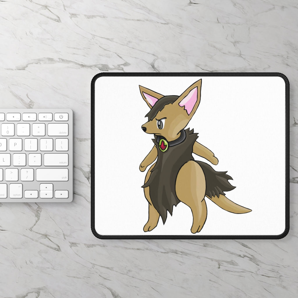 Layboy Gaming Mouse Pad featuring vibrant custom designs and stitched edges, measuring 9x7 inches.